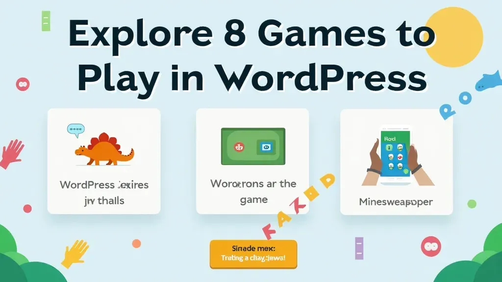 WordPress Games: 8 Fun Ways to Engage Your Visitors